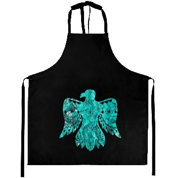 Discover Turquoise Thunderbird Aprons