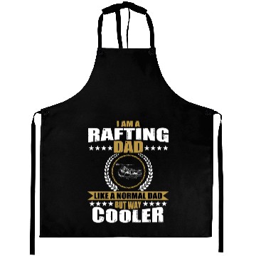 Discover Rafting Dad Design For Men Aprons