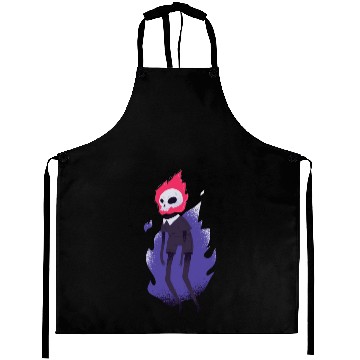 Discover Creepy skull face burning Creepy skull face burnin Aprons