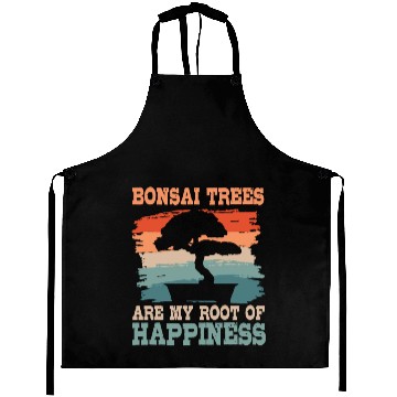 Discover Bonsai Tree Root Of Happiness Aprons