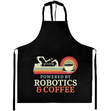 Discover Robot Robotics Engineer Coffee Aprons