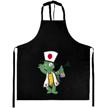 Discover Japanese Fan Turtle Aprons