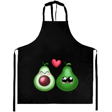 Discover Avocado Love - Cute Couple Design Aprons