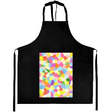 Discover Bright Colored Crystals. Crystal Pattern Aprons