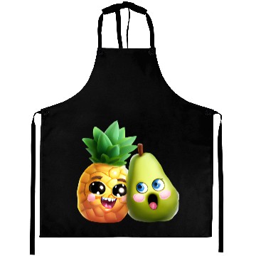Discover Pineapple pear love - cute fruit design Aprons