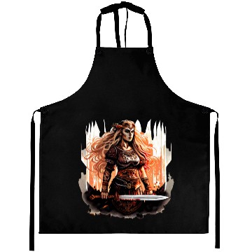 Discover Shield-maiden or Shieldmaiden Amazon Aprons