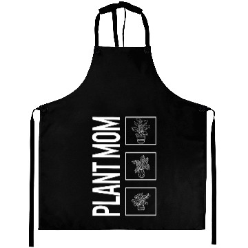 Discover Plant Mom, Garden Plant Gardening Lover Botanist Aprons