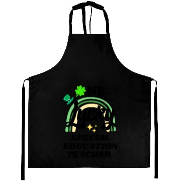 Discover Special education teacher, St Patrick's Day Gift Aprons