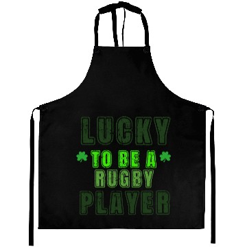 Discover Lucky Rugby Player, St Patrick's Day Gift Aprons