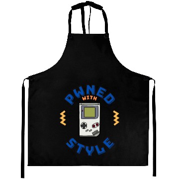 Discover Cool Old School Gameboy Pwned With Style Aprons