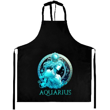 Discover Embrace Your Aquarius Identity: Aquarius Pride Zod Aprons