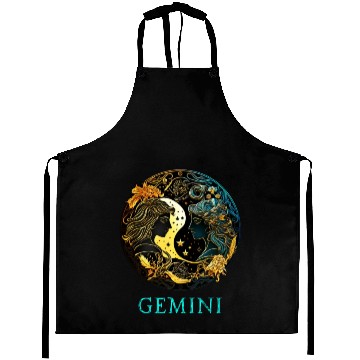 Discover Embrace Your Gemini Identity: Gemini Pride Zodiac Aprons