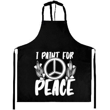 Discover Painter Painting Peace Aprons