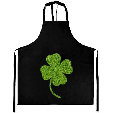 Discover Shamrock Grass Print Aprons