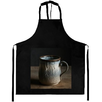 Discover A rough ceramic mug is a handmade piece Aprons
