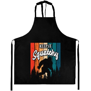Discover Keep it Squatchy Sasquatch Bigfoot Lover Aprons