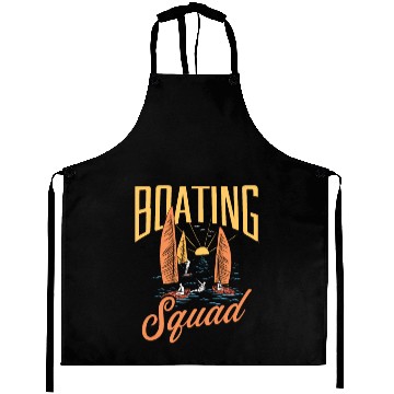 Discover Boating Squad Boat Ship Captain Yacht Aprons