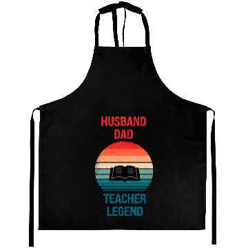 Discover Husband Dad Teacher Legend Aprons