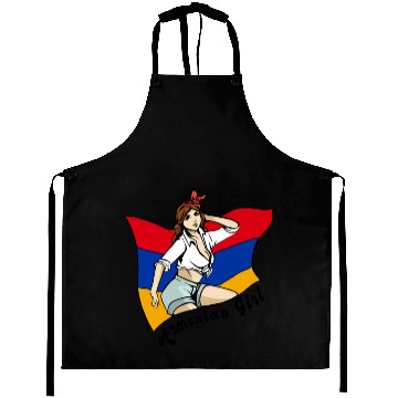 Discover Armenia Girl Flag Design Aprons
