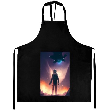 Discover galaxy space satelite astronaut Aprons