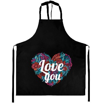 Discover LOVE YOU Aprons