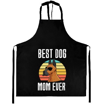 Discover Best Dog Mom Ever Great Dane Aprons