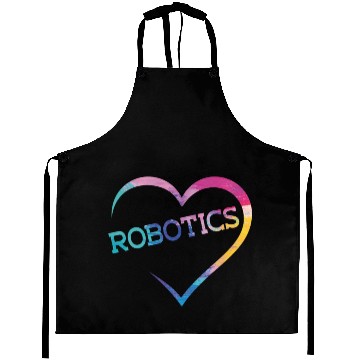 Discover Robot Robotics Engineer Watercolor Aprons