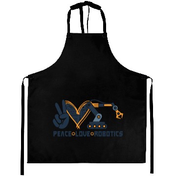 Discover Robot Robotics Engineer Female Aprons