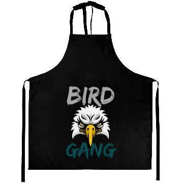 Discover Eagle Bird Gang Funny Philadelphia Aprons