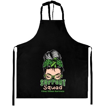 Discover Support Squad Green Kidney Disease Awareness Month Aprons