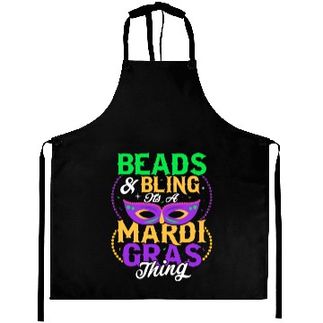 Discover Beads & Bling It's A Mardi Gras Thing Mask Parade Aprons