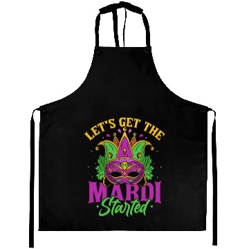 Discover Let's Get The Mardi Started Mardi Gras Parade Aprons
