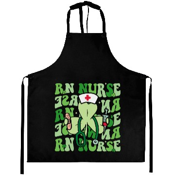 Discover Groovy Registered Nurse Funny Shamrock Aprons