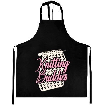 Discover Knitting Knitter Friends Besties Aprons