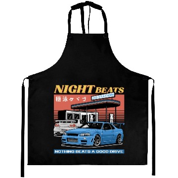 Discover Night Beats Aprons