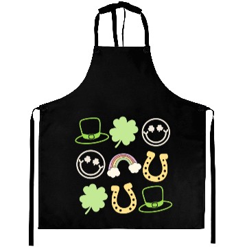 Discover Retro St Patricks Day Women Shamrock Vintage St Aprons