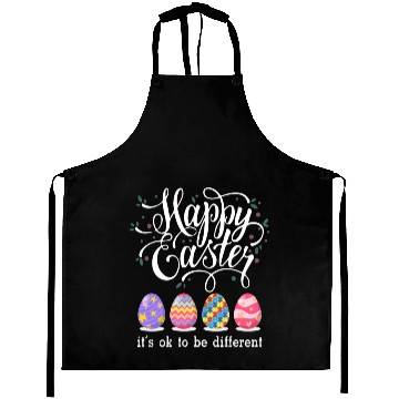 Discover Autism Easter Egg Bunny Puzzle Awareness Aprons