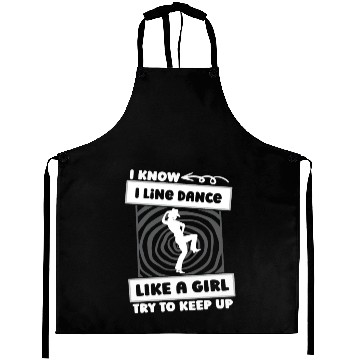 Discover Line Dance Line Dancing Girl Aprons