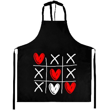 Discover Cute Tic Tac Toe Hearts Valentines Day Aprons