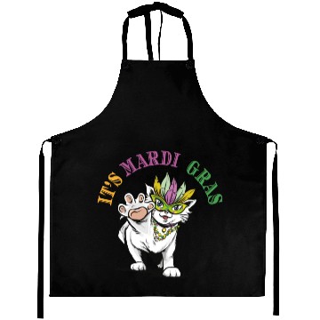 Discover Cat Mardi Gras Aprons