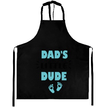 Discover Dad's Little Dude Cute Toddler Clothes For Boy Aprons