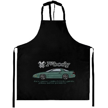 Discover f body Dark Green Aprons