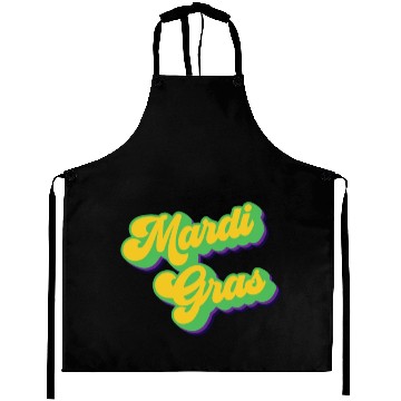 Discover Vintage Mardi Gras Retro Fat Tuesday Mardi Gras Aprons