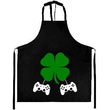 Discover Irish Gamer St Patricks Day Gift Aprons