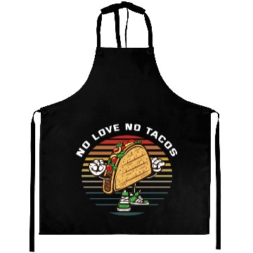 Discover No Love No Tacos Aprons