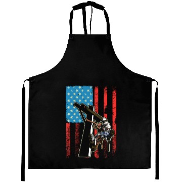 Discover US Flag Lineworker Patriotic Lineman Aprons
