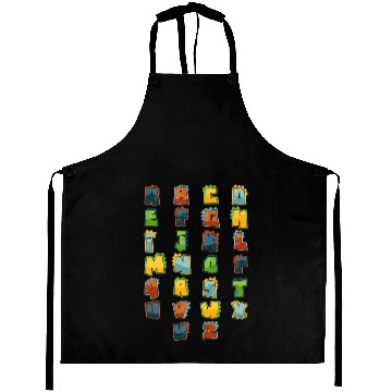 Discover Dino Lover Alphabet Dinosaur Letters Aprons