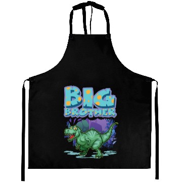 Discover Big Brother Boys Dino Lover Aprons