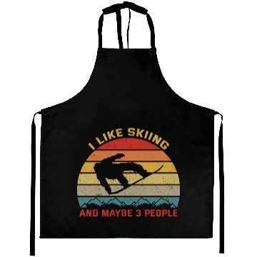 Discover Skiing Lover Aprons