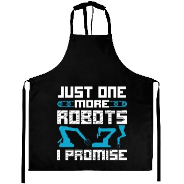 Discover Robot Robotics Engineer Vintage Aprons